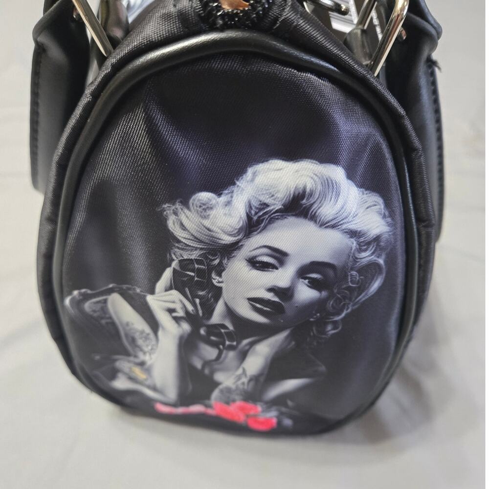 DGA David Gonzales Art Marilyn Monroe "Smile Now" Satchel Handbag Purse - Picture 4 of 8